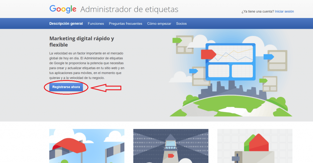 registro google tag manager
