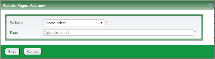 añadir url