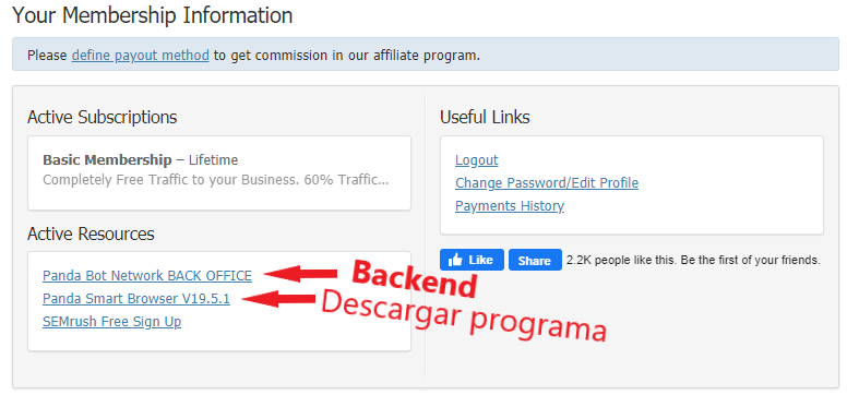 backend pandabot