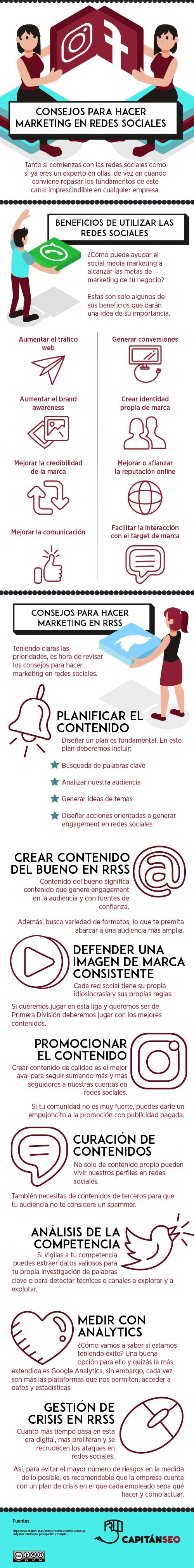 Consejos para hacer marketing en redes sociales