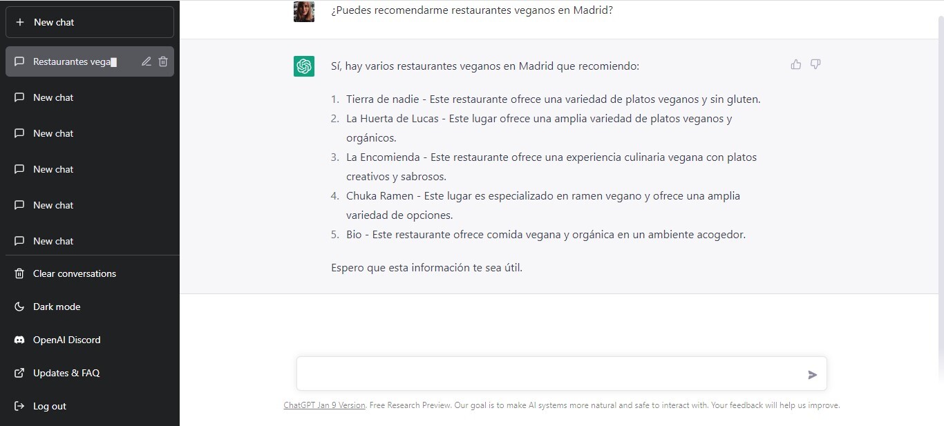 Ejemplo textos sin comprobar resultados en chatgpt Ejemplo textos sin comprobar resultados en chatgpt